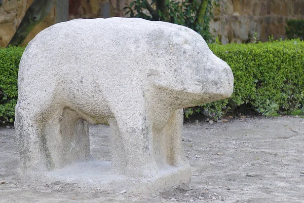Verracos Antigos Monumentos Megalíticos Granito Vettones Localizados Ávila Espanha — Fotografia de Stock