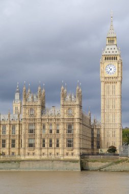 Parlamento Binaları ve Elizabeth Kulesi (Big Ben), Westminster, Londra, İngiltere, Birleşik Krallık