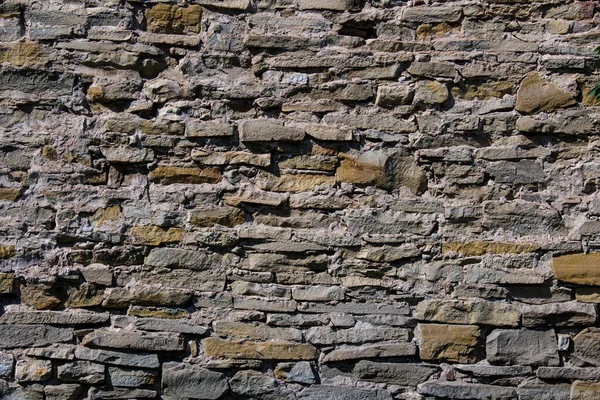 Old Wall Made Limestone Tiles — Stock Photo, Image