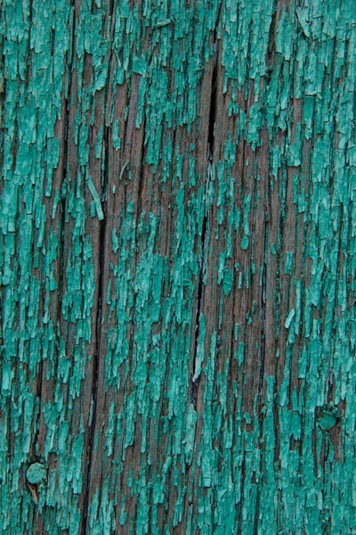 Texture Old Wood Covered Peeling Paint — Stock Photo, Image