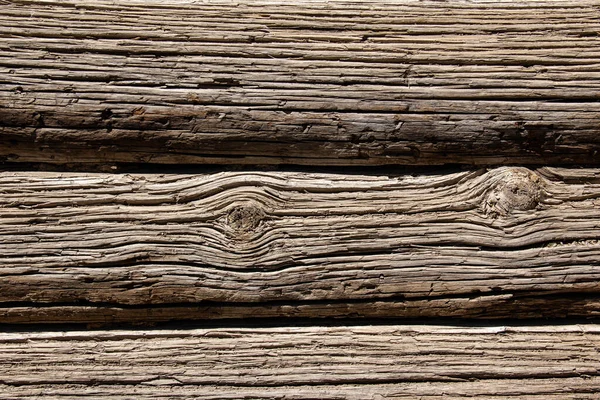 Texture Old Brushed Wood Clear Pattern Fibers — Stock Photo, Image