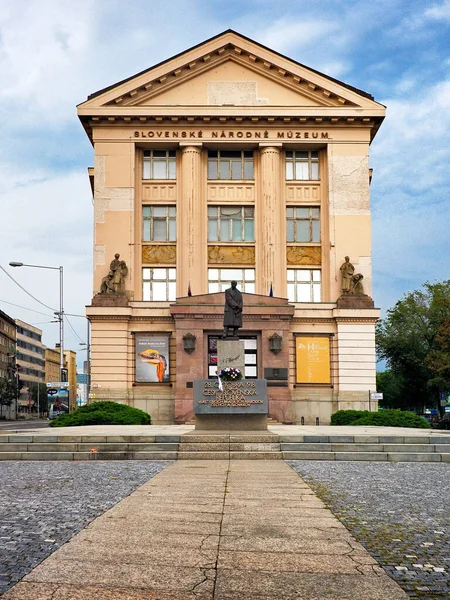 Museo Nacional Eslovaco Estatua Del Primer Presidente Checo Eslovaco Masaryk — Foto de Stock