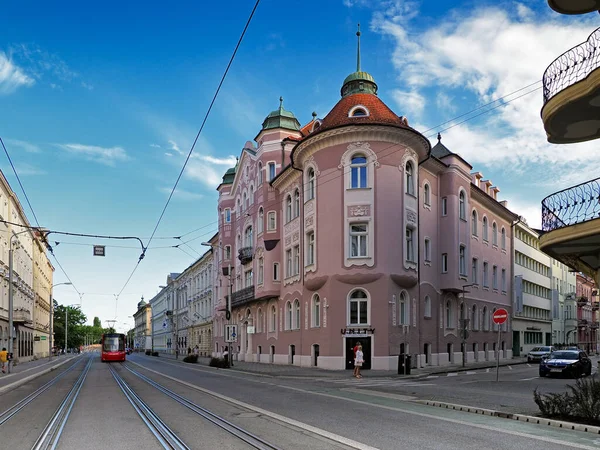 Jugendstil Mietshaus Stur Straße Bratislava Slowakei — Stockfoto