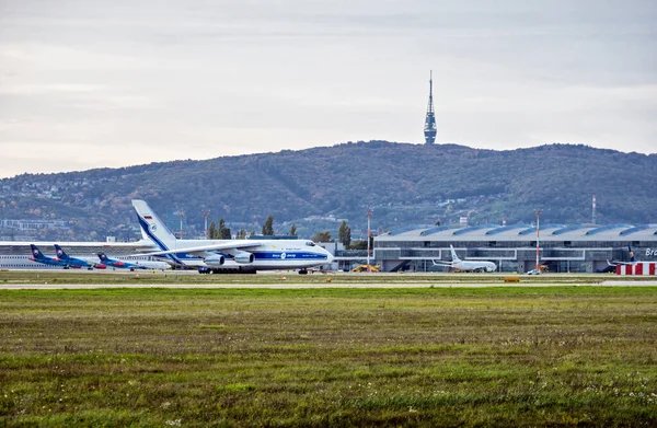 Bratislava airport, transport plane, Antonov, TV transmitter, Slovakia.
