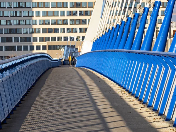 Ponte Apollo Danúbio Bratislava Eslováquia — Fotografia de Stock