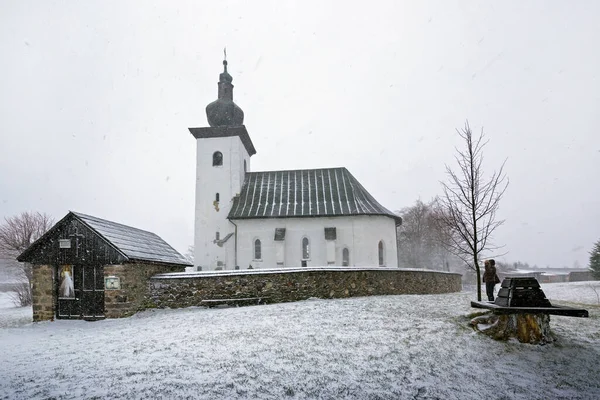 Kerk Van Johannes Doper Kremnica Mijnen Slowakije — Stockfoto