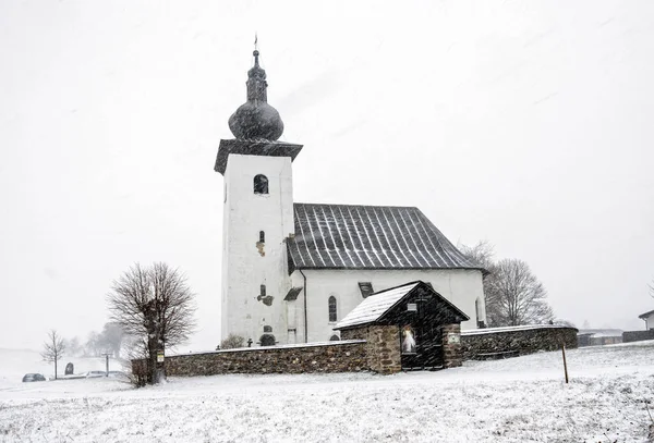 Keresztelő Szent János Templom Körmöcbánya Bányák Körmöcbánya Bane Szlovákia — Stock Fotó