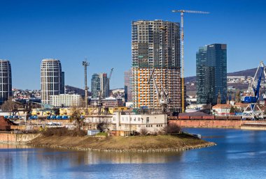 Bratislava, Klingerka Binası, Mlynske nivy 2, Slovakya.