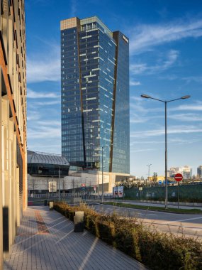 Yüksek Binalı Nivy Kulesi, Bratislava, Slovakya.