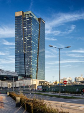 Yüksek Binalı Nivy Kulesi, Bratislava, Slovakya.