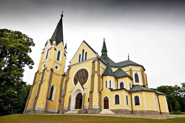 Basílica Visitación Santísima Virgen María Levoca Marianska Hora Lugar Peregrinación — Foto de Stock