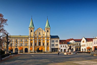 Zilina 'daki Marian Meydanı, Zilina, Slovakya.