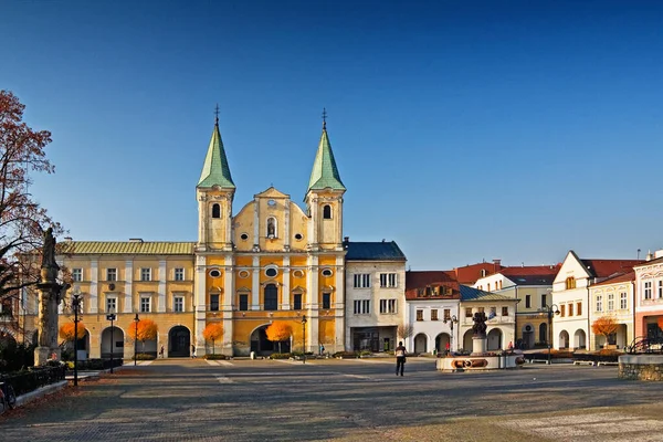 Praça Mariana Zilina Zilina Eslováquia — Fotografia de Stock