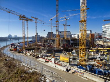 Construction Department store Eurovea 2, Bratislava, Slovakia.