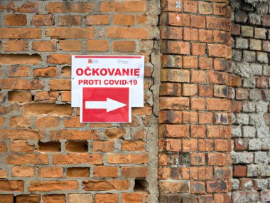 Covid-19, Coronavirus, Bratislava, Slovakya 'ya karşı aşı.