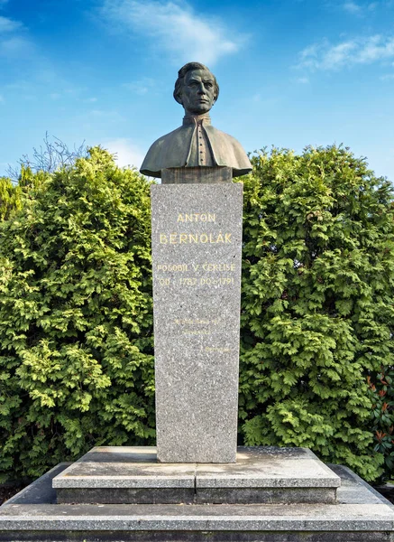 Bust National Awakener Anton Bernolak Codifier Szlovák Nyelv Szlovákia — Stock Fotó