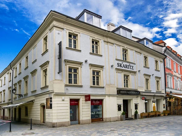 Hotel Skaritz Residenz Michalska Straße Bratislava Stadtzentrum Slowakei — Stockfoto