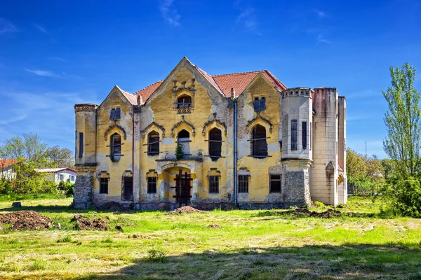 Neo Gothic Manor House Kolta Ruins Monument Slovakia — Stock Photo, Image