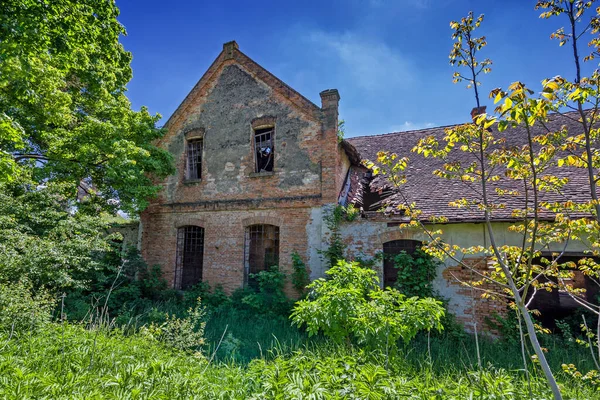 Construção Destilaria Destilaria Proprietário Terras Elboge Travnica Eslováquia — Fotografia de Stock