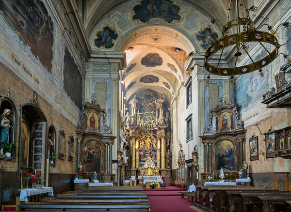 Iglesia Católica Inmaculada Concepción Interior Malacky Eslovaquia —  Fotos de Stock