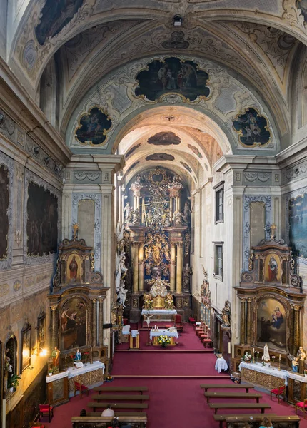 Iglesia Católica Inmaculada Concepción Interior Malacky Eslovaquia —  Fotos de Stock