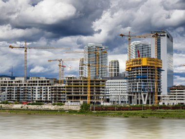 Alışveriş merkezi Eurovea 2, Bratislava, Slovakya.