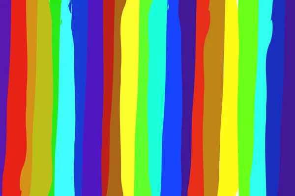 垂直明亮彩虹水彩带抽象矢量图案. 免版税图库插图