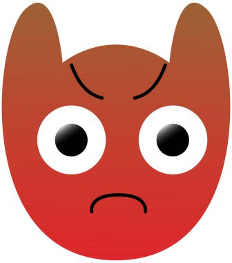 Sinirli baykuş simgesi seti. Beyaz arkaplanda izole vektör çizimi. EPS 10