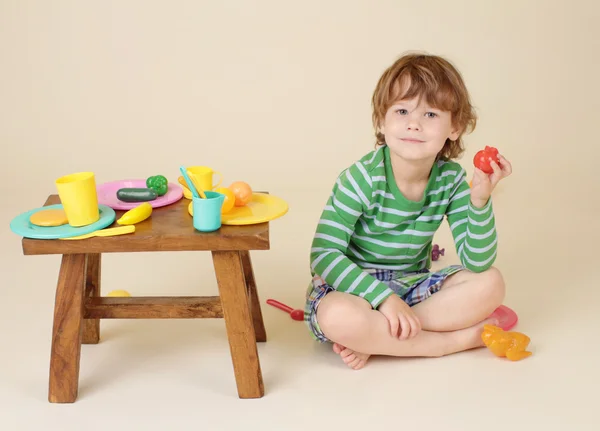 Child with Food, Nutrition concept — Stock Photo, Image