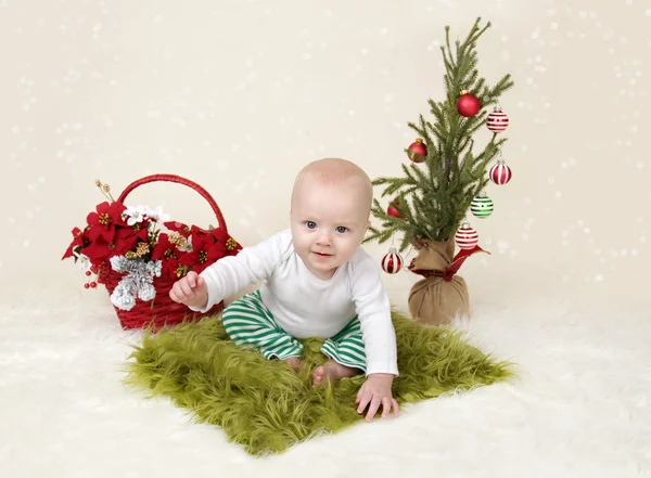 Bebé de Navidad — Foto de Stock