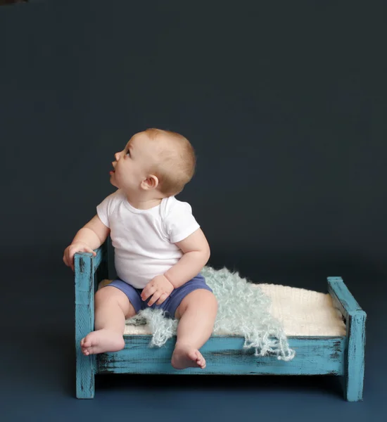 Baby säng tid — Stockfoto