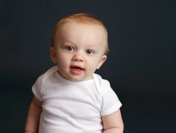 Gelukkig Baby lachen glimlachen — Stockfoto