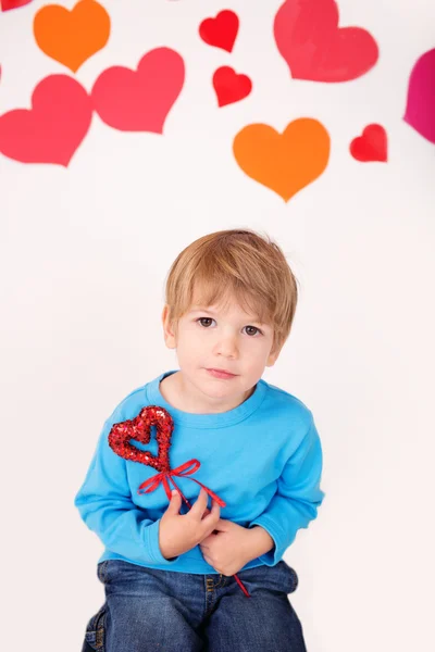 Alla hjärtans dag: Kids kul — Stockfoto