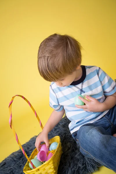 Kids Paskalya hareket ve el sanatları — Stok fotoğraf