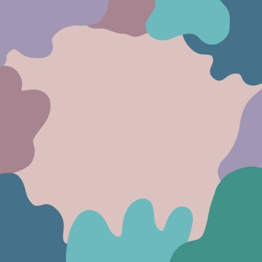 Huzurlu toprak ton sinerji paleti, soyut minimalist arkaplan duvar kağıdı tasarımı, elle çizilmiş karalama