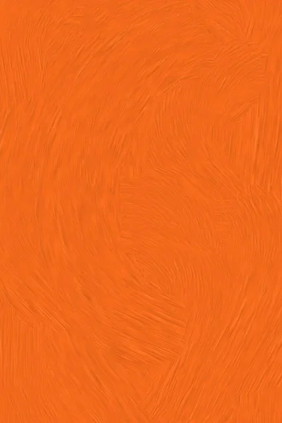 Trazo Pincel Color Naranja Brillante Acuarela Vieja Textura Gouache Seco — Foto de Stock
