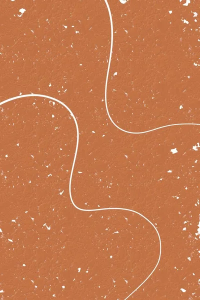 Kahverengi sonbahar tonu arka planında minimalist beyaz çizgiler, minimalist koyu turuncu kağıt dokusu
