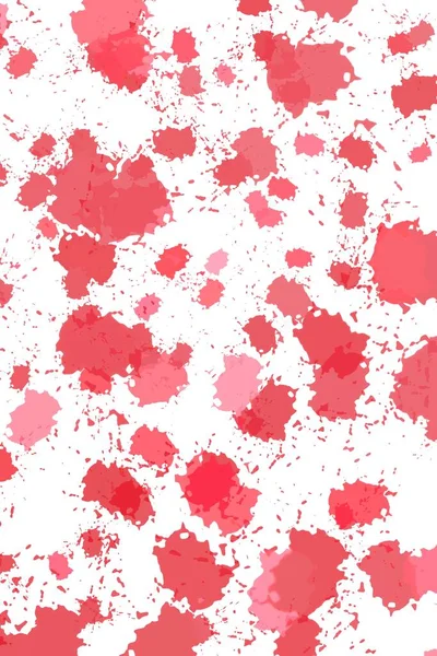 Multicolor Ink Watercolor Stains White Background Messy Chaotic Abstract Minimalist — Stock Photo, Image