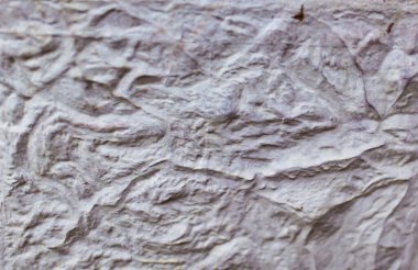 Duvarın deseni dekoratif sülfür mekanizmasıyla.