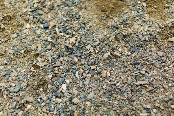 Small Grey Gravel Road Texture — Stock Photo, Image