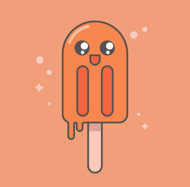 Pastalar ve tatlılar. Dekoratif ikonlar. Donut ve kek ile birlikte. Pastane ve şekerci dükkanı için vektör stoku çizimi. Doğal ürünlerdeki şeker olmadan sağlıklı tatlı için kusursuz desen, konsept sağlıklı ve lezzetli.