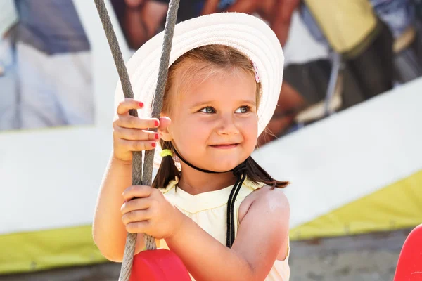 Dulce niña feliz — Foto de Stock