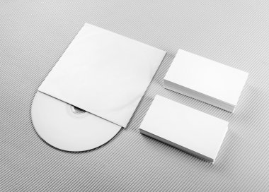 Boş kartvizit ve Cd