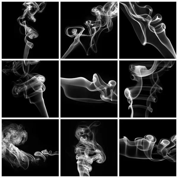 Abstract smoke collection