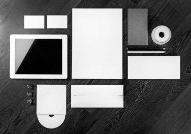 Mockup kimlik marka için