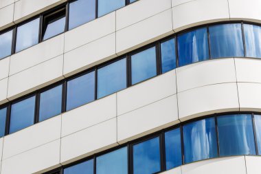 Modern mimarinin yakın çekim