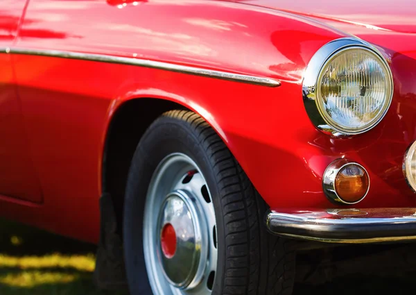 Rojo coche Vintage — Foto de Stock