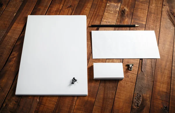 Blank stationery mock-up — Stock Photo, Image