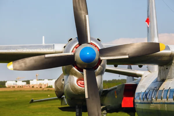 Aeronaves de transporte turboélice — Fotografia de Stock