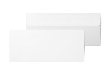 Boş kağıt zarflar